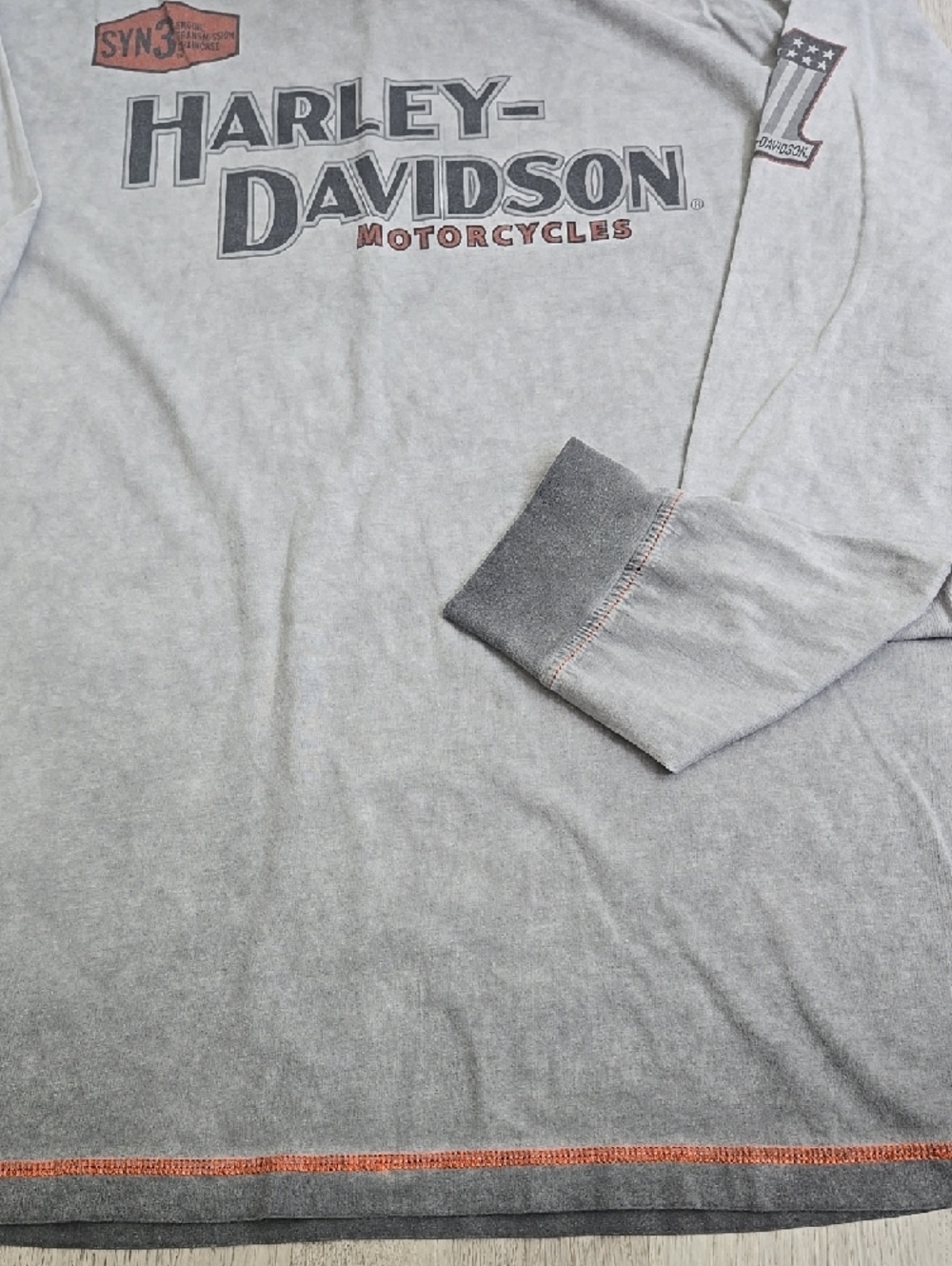 Harley Davidson Long Sleeve Tee Size XL - Picture 4 of 13